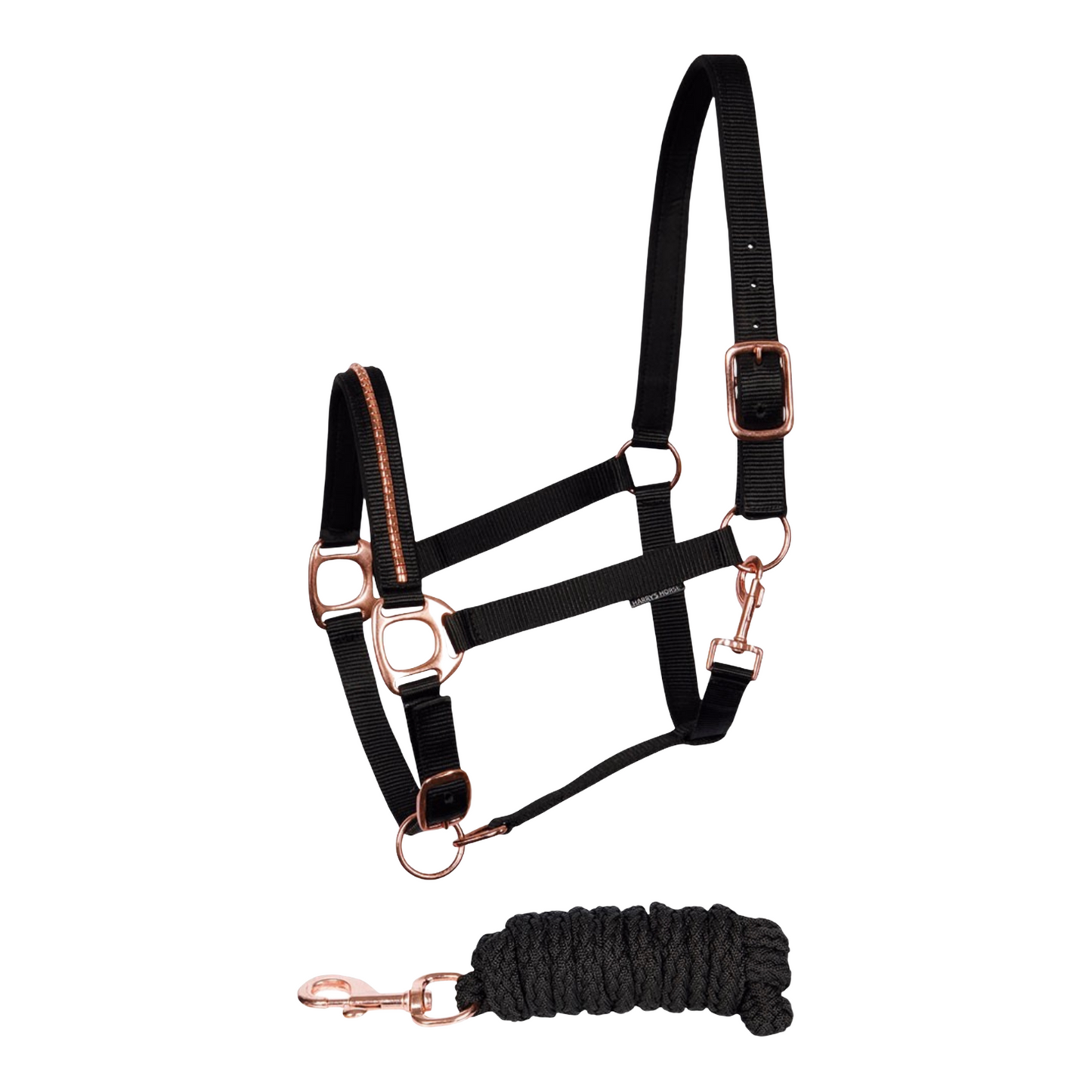 Halfterset Clincher Roségold Next - Reitsportwelt