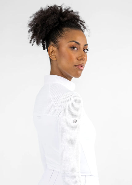 Langarm Turniershirt Air White