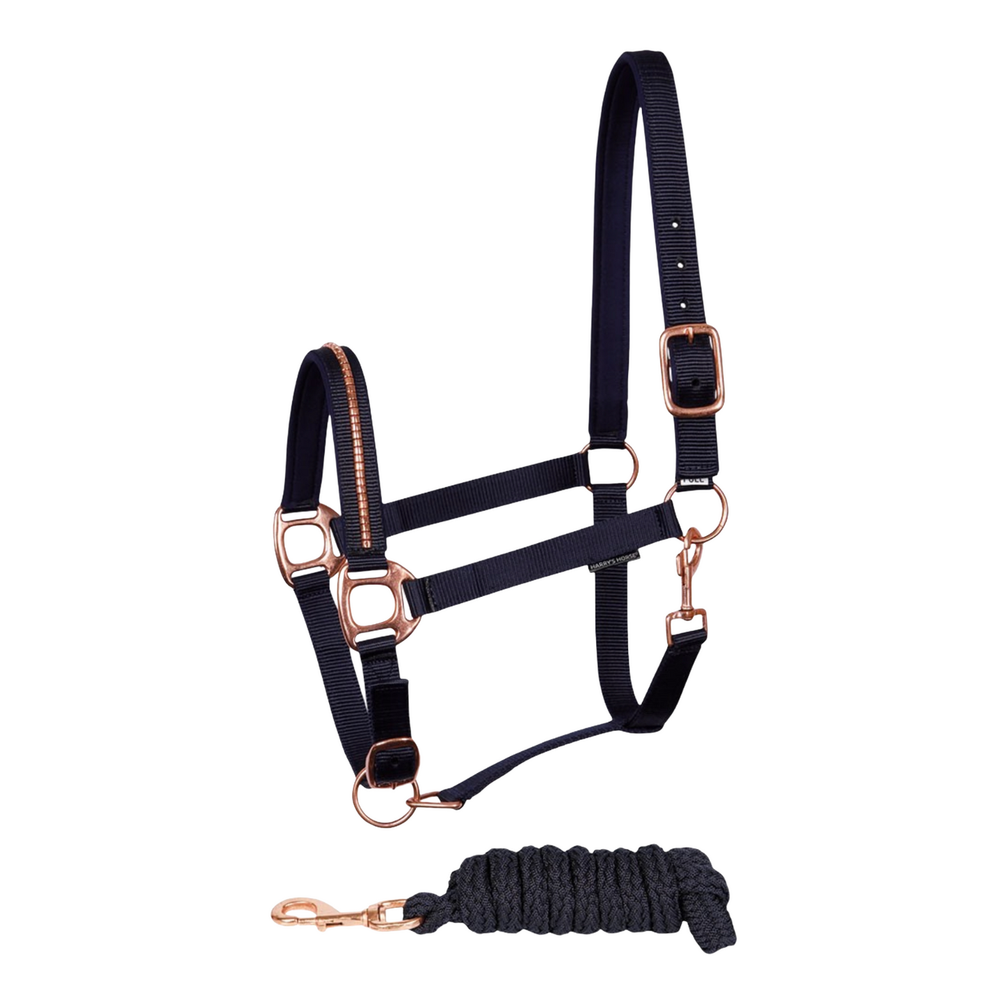 Halfterset Clincher Roségold Next - Reitsportwelt