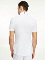 Tommy Hilfiger Herren Kurzarm Turniershirt Optic White