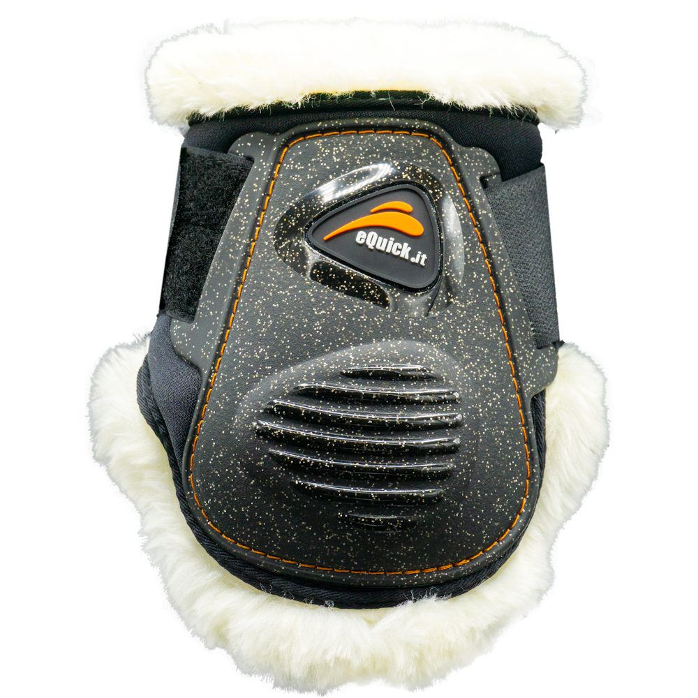 eLight Streichkappen Velcro NoKill Glitzer