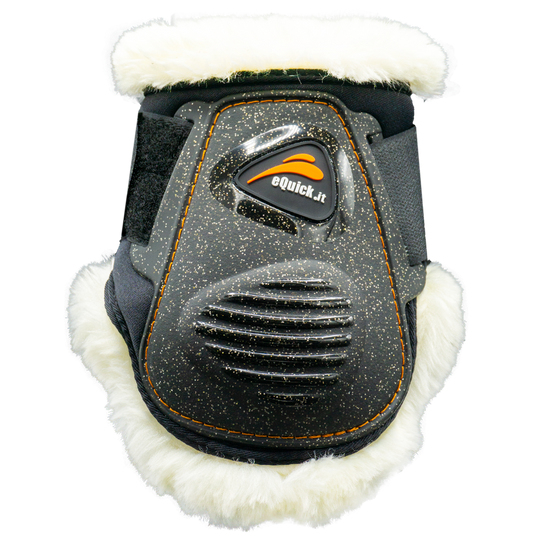 eLight Streichkappen Velcro NoKill Glitzer