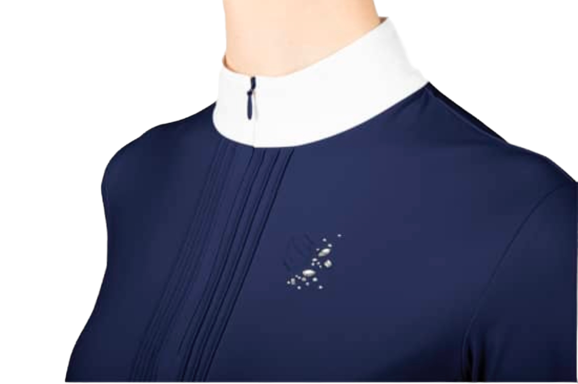 Kurzarm Turniershirt Camille Navy