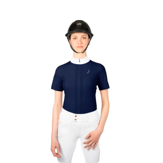 Kurzarm Turniershirt Camille Navy