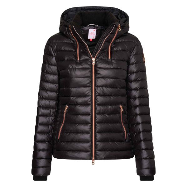 Winterjacke City Stars Black Roségold