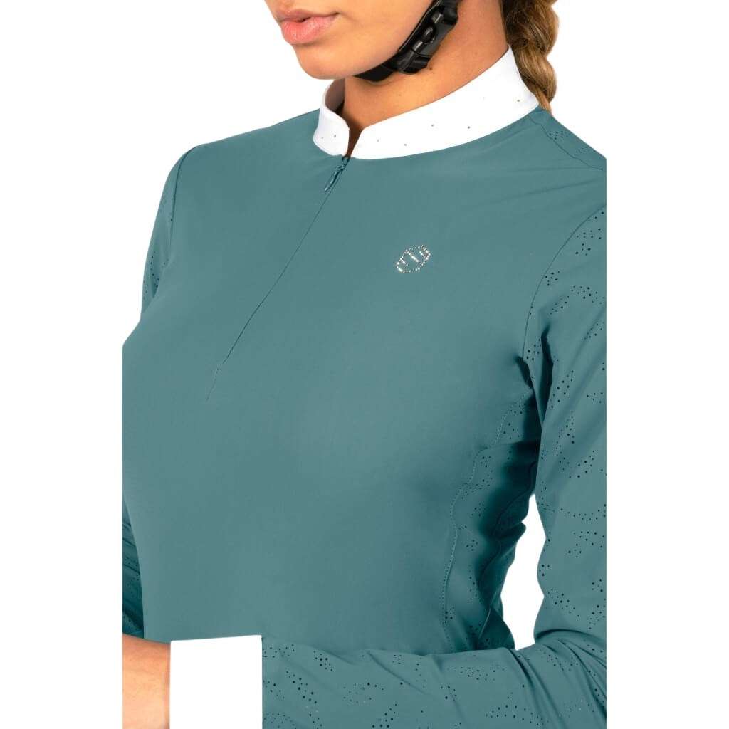 Langarm Turniershirt Louison Steel Grey