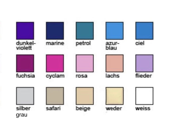 Bestickung exkl. Schabracke