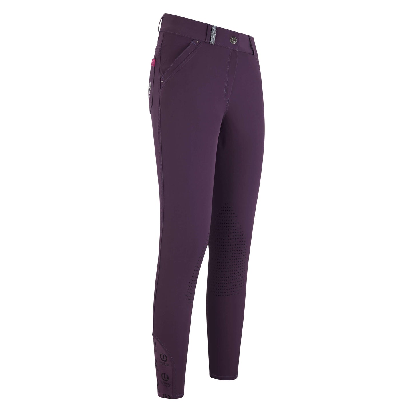 Kniegrip Reithose Having a Blast Plum - Reitsportwelt